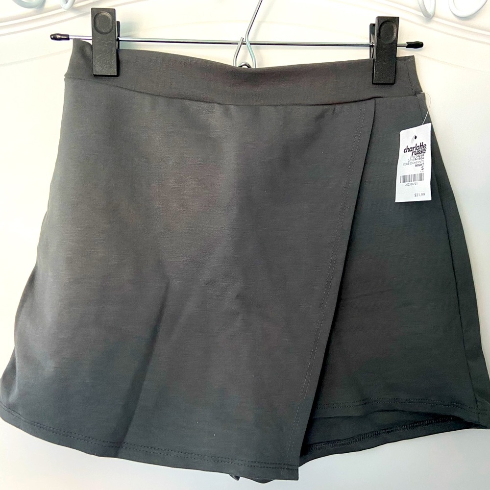 Grey Envelope Skirt